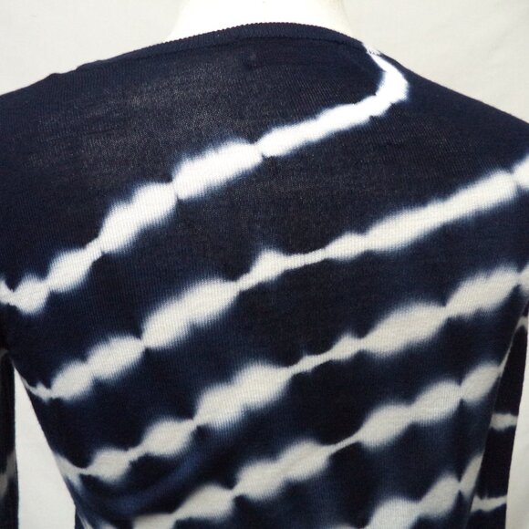 Desigual knit Sweater Top tie dye embossed jeweled Jumper Size Sz Small Sm S - Picture 11 of 12